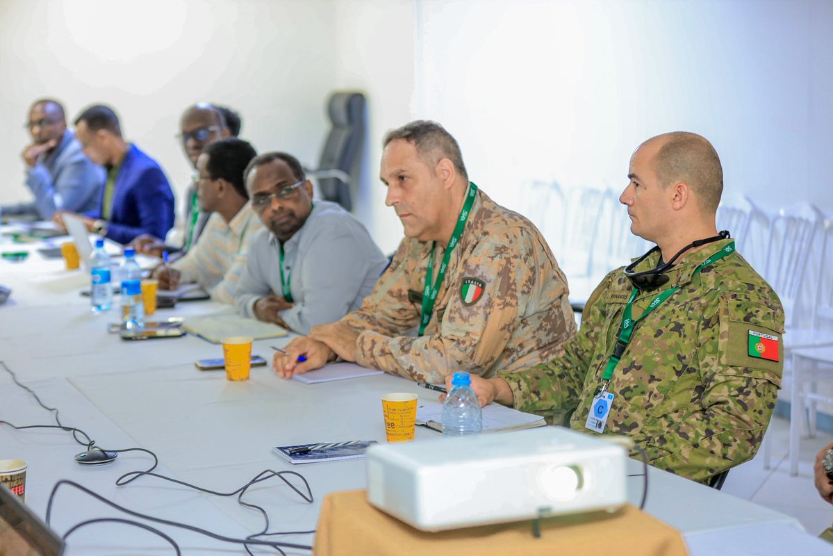 MoIFARSomalia's tweet photo. At today’s monthly Security and Stabilisation Community of Interest meeting, chaired by the Director General of the Ministry of Interior, Federal Affairs and Reconciliation, Abdulkadir Elmi Ali, government institutions and international partners reviewed developments across the security, stabilisation and humanitarian sectors.