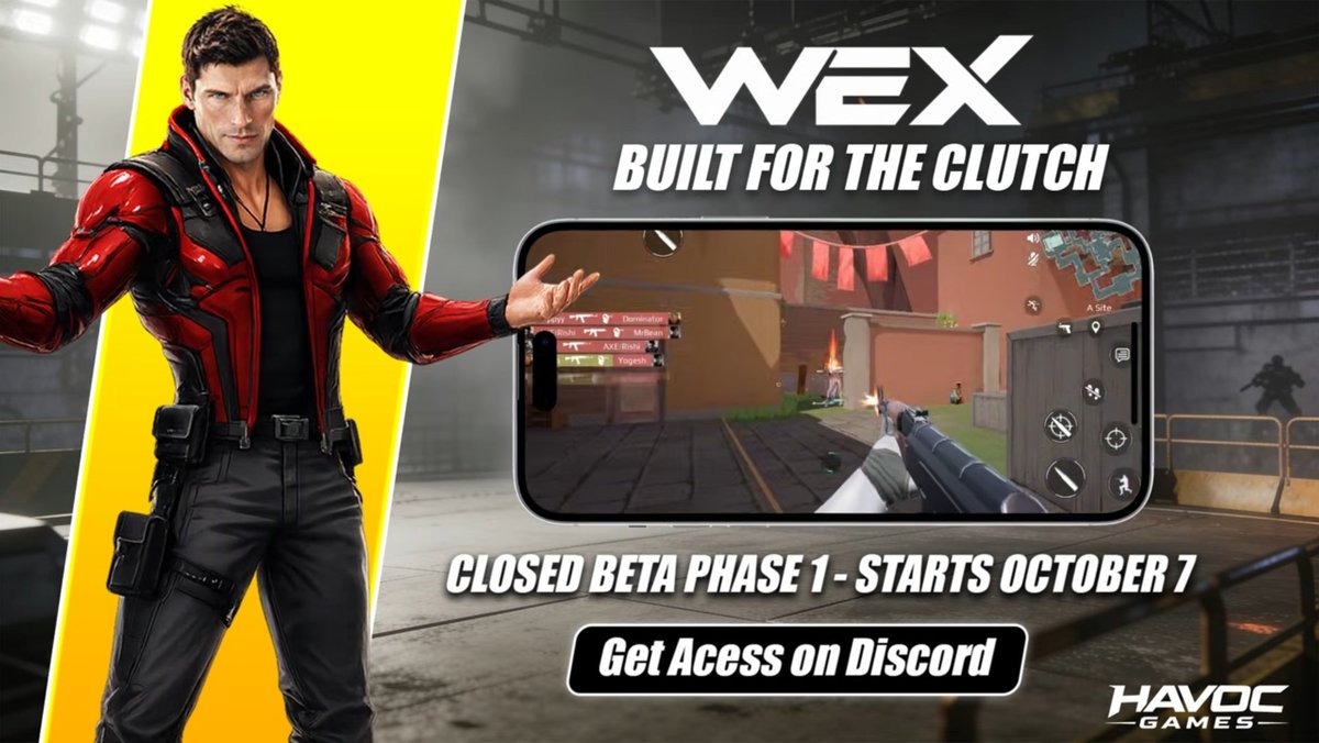 ragearess's tweet photo. Wex Mobile 5V5 Shooting Game Closed Beta Phase One Starts from October 7

This Game is Like Valorant Mobile, Let's see How it goes

#wexmobile #valorantmobile #valorant #wexmobile5v5 https://t.co/1IxiIajw14