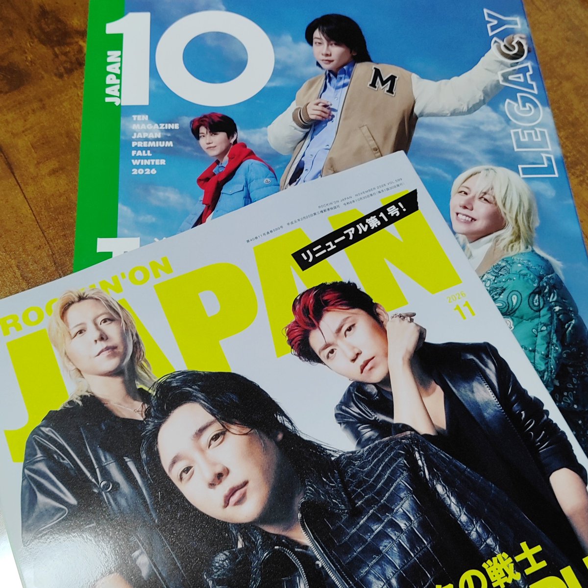 jamsmako's tweet photo. 届いてたんだけど…
ひとりで良かった。やばい🫠❤
#MrsGREENAPPLE
#ミセスPOPS #ミセス表紙
#10magazinejapan
#ROCKINONJAPAN https://t.co/ePVYzD5Seb