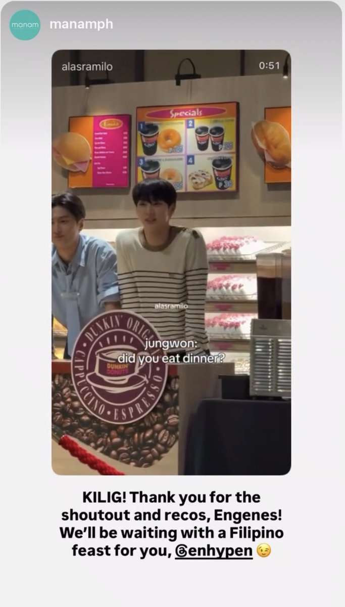 wontuanzy's tweet photo. nirestory ng manam yung ig story ko na sinuggest ng engenes na kain sila sa manam

what eaf manam kunin niyo endorser enhypen? tapos catering fan event tayo, enhypen magsasandok satin ng kanin at ulam https://t.co/G2fjof8Obb