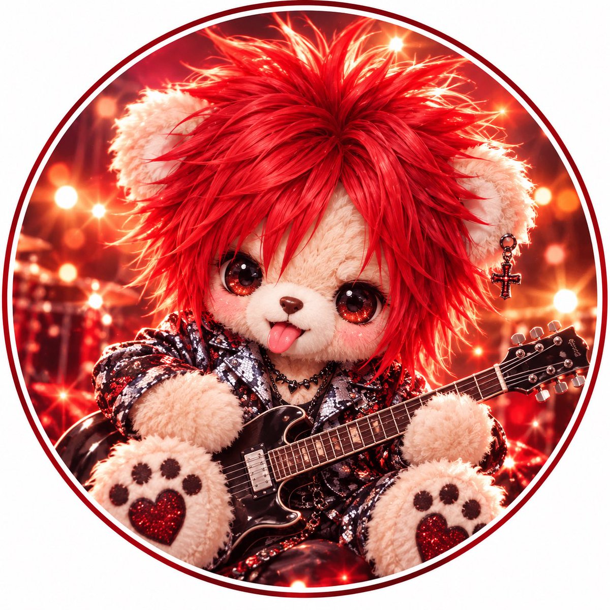 hide722yu's tweet photo. hideをイメージした、くま🧸ちゃん(*´罒`*)

 #hide
 #くま
 #画像どうぞ https://t.co/RGJgOnlOoP