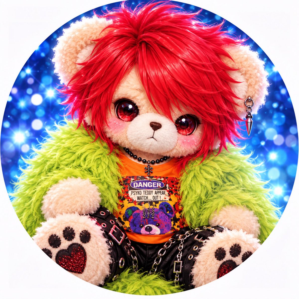 hide722yu's tweet photo. hideをイメージした、くま🧸ちゃん(*´罒`*)

 #hide
 #くま
 #画像どうぞ https://t.co/RGJgOnlOoP