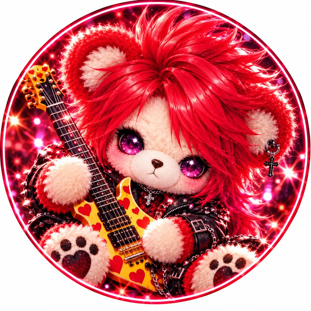 hide722yu's tweet photo. hideをイメージした、くま🧸ちゃん(*´罒`*)

 #hide
 #くま
 #画像どうぞ https://t.co/RGJgOnlOoP