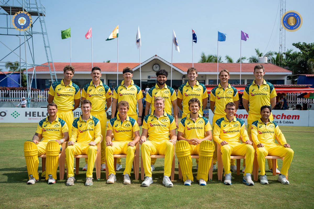 CApondicherry's tweet photo. The squads in action in the One-Day series. 🔥
#CAP #CricketAssociationofPondicherry #PondicherryCricket #INDvsAUS https://t.co/LZqQxsBPV6