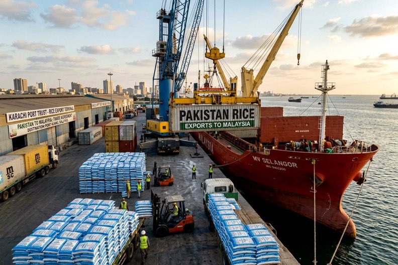 TheTruthUn1661's tweet photo. Pakistan Secures Additional 70,000 Tonnes of Rice Exports to Malaysia for October–December.

#LaCasaDeLosFamososCol3 #ラヴィット #DigitalBlackoutlran https://t.co/ka7SOhMOJ9