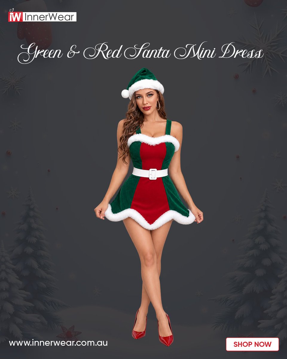 innerwears's tweet photo. Get party-ready with the Green & Red Santa Mini Dress from Innerwear Australia.
πππ© ππ‘π π₯π’π§π€ ππ¨ π¬π‘π¨π© π§π¨π°:
https://t.co/u3ySoGECNt
#ChristmasOutfit #HolidayParty #SantaDress #lingerie #fashion #love #style #shopping #fyp #outfit #santa #christmas #green #red https://t.co/vhfoUvZEpn