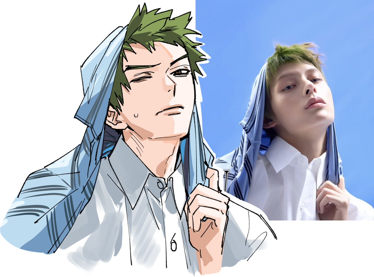 kaohom_fanart's tweet photo. So I went through Pinterest and saw him... Why is he so Tamon??? WTF https://t.co/k9dro0nlnw