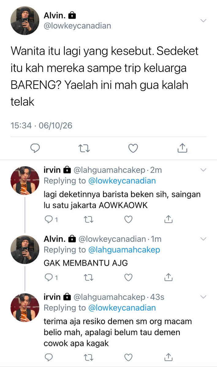 sourtonumb's tweet photo. Yah gitu dah, selain comsu, jju jg cowok bingung. Sehat sehat ed #jjyutin #jjyutinjaya https://t.co/vpWpPItLsj