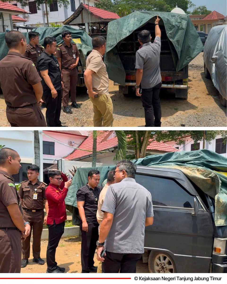 KejariTanjabTim's tweet photo. Selasa, 06 Oktober 2026, pukul 10.00 WIB. Kepala Kejaksaan Negeri Tanjab Timur menerima Kunjungan Kerja Asisten Pemulihan Aset Kejaksaan Tinggi Jambi (Romy Arizyanto, S.H., M.H.), dalam rangka Penelitian dan Penilaian Barang Rampasan Negara pada Kejari Tanjung Jabung Timur. https://t.co/AXeDTUqEjd