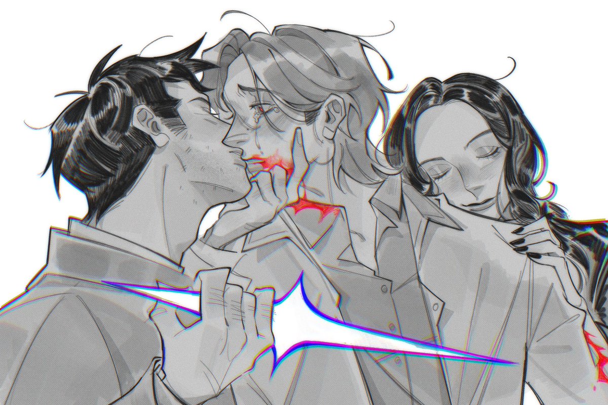 jae_draws_'s tweet photo. an angel and a demon?? bros just big and greedy 
#sastiel #supernatural https://t.co/bTFH5Mudwo