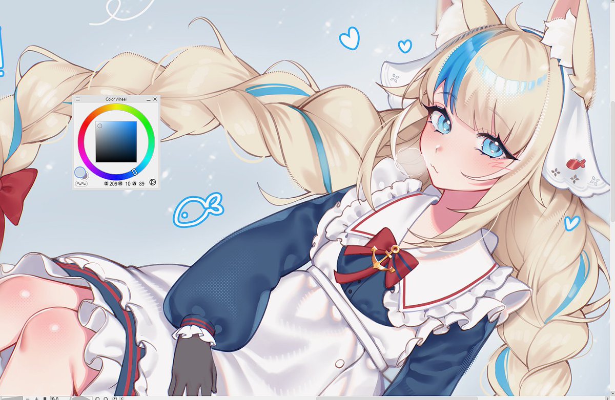 Raychu_uWu's tweet photo. fih wip💙 #sabart https://t.co/a20ntaaY1F