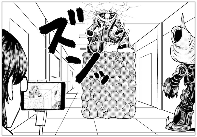 DynamicTaro's tweet photo. 今週の変身でこうなるんじゃないかと考えてしまった4コマ脳。 https://t.co/fjkK8YXDAS