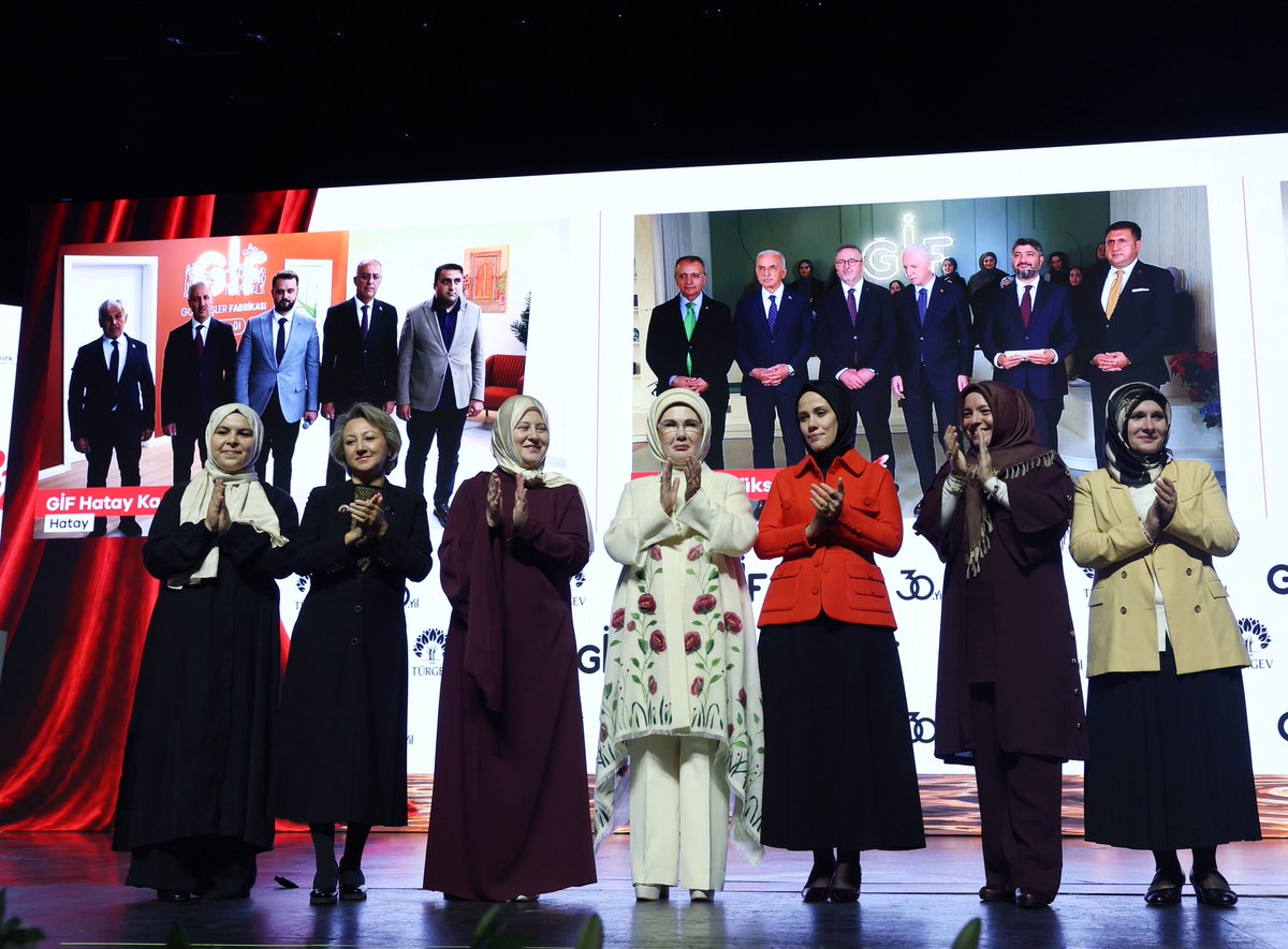 trpresidency's tweet photo. First Lady Erdoğan attends GİF’s 2027 season opening https://t.co/x4fCsRTkyl https://t.co/y5Eur1DTpR