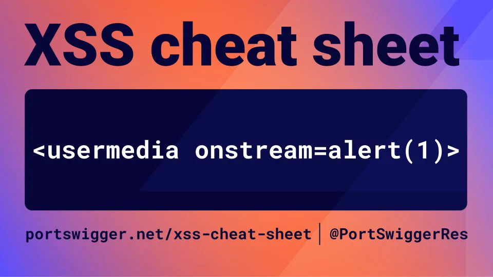 <usermedia onstream=alert(1)>