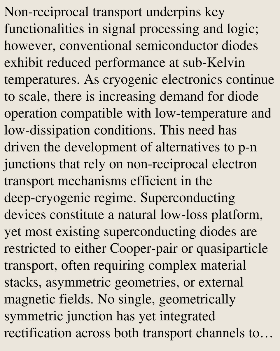 VTWG's tweet photo. Field-free dual superconducting diode via photon-assisted interference

Laura Borgongino, Rubén Seoane Souto, José Luis del Olmo, Ramón Aguado, Alessandro Crippa, Francesco Giazotto, …
https://t.co/2qAHYC0dEq [𝚌𝚘𝚗𝚍-𝚖𝚊𝚝.𝚜𝚞𝚙𝚛-𝚌𝚘𝚗 𝚌𝚘𝚗𝚍-𝚖𝚊𝚝.𝚖𝚎𝚜-𝚑𝚊𝚕𝚕] https://t.co/zp5lRcnMpn