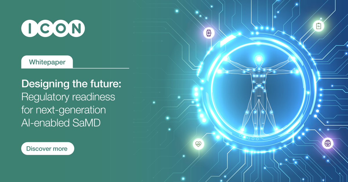 ICONplc's tweet photo. What comes after AI-powered radiology?
The next frontier may combine imaging, diagnostics and wearable data to support more personalised healthcare decisions. Explore the future of AI-enabled SaMD in our latest whitepaper. https://t.co/4PErJuBW5O
#HealthcareInnovation #SaMD https://t.co/Pz1DGBSmAh