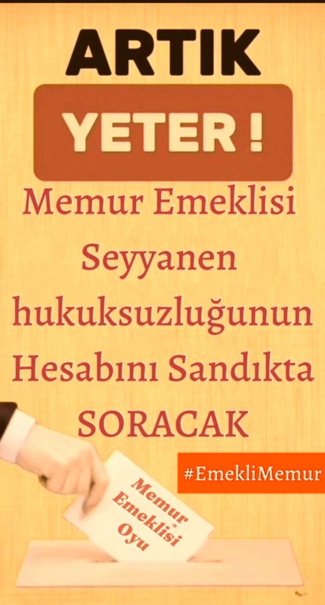 gulmez_gul31294's tweet photo. Yasamada 
Ak Parti @Akparti
@MHP_Bilgi,
Yürütmede Erdoğan,
#EmekliMemur un
41 aydır ,
Adalet sizce
EL KOYDUĞUNUZ
SEYYANEN ZAM Hakkını verin‼️
#MemurEmeklisineAdalet 
@TBMMGenelKurulu 
@tcbestepe 
@MhpTbmmGrubu 
@AKPartiTBMMGrup 
@cnnturk 
@ATV https://t.co/uoMcqefZ6A