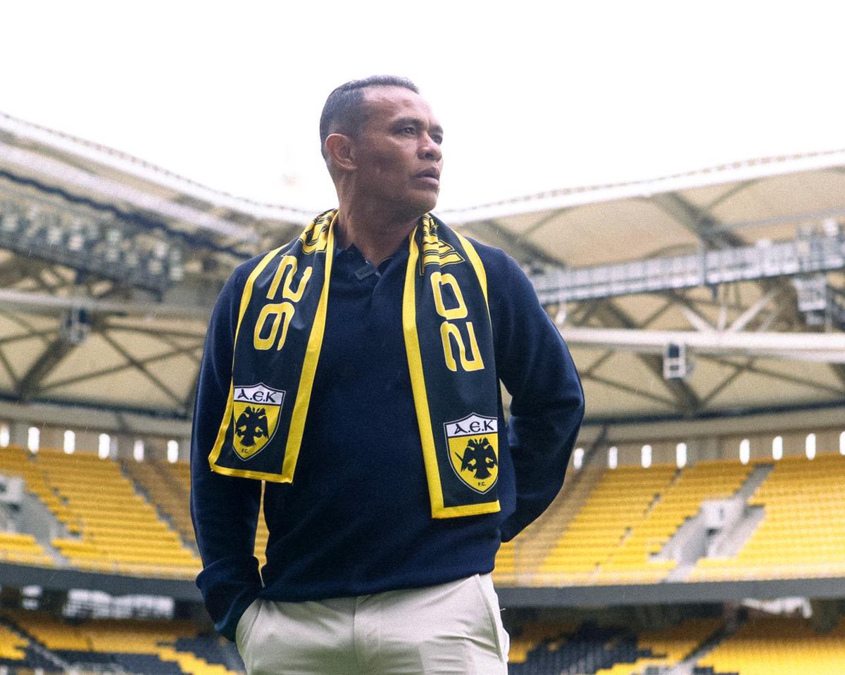 AEK_FC_OFFICIAL's tweet photo. Wálter Centeno at ALLWYN ARENA 🏟️⚡️ https://t.co/JxoWIY82K6