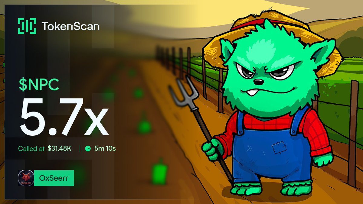 0xSeerr's tweet photo. Massive 5X gain on $NPC

CA> JCsF1pdRXpVPbu2DVXb6SnCXqkaK72icxKFLYJVnpump https://t.co/0pvbxbhRGy