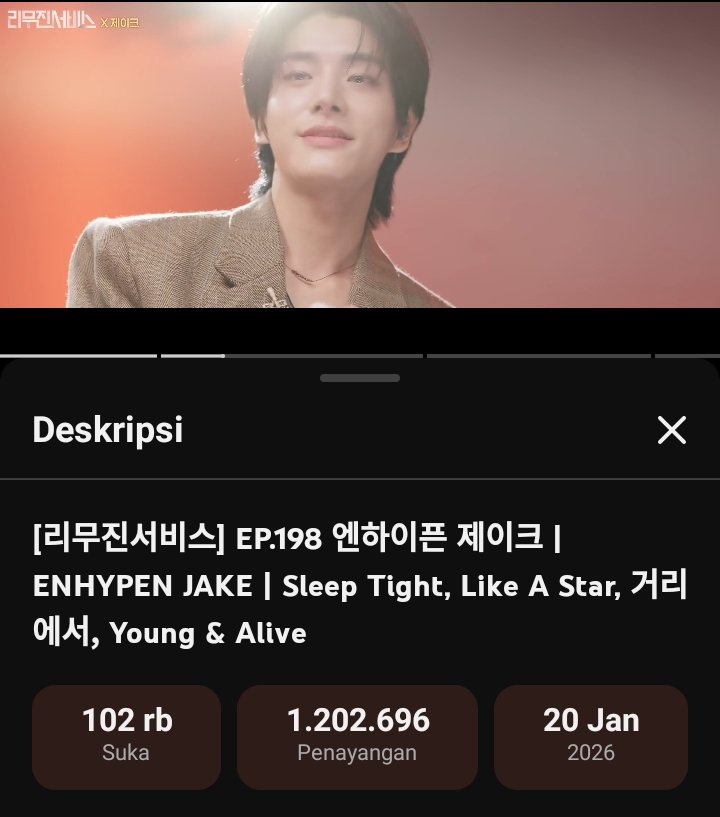 jaketeamid's tweet photo. YOUTUBE REMINDER • 061026

Let's go saatnya stream Jake solo stage, IDTIO cover, &amp; Lee Mujin Service 😉🫰

🔗https://t.co/tx76Zy2TSo
🔗https://t.co/ZEY5kupaGT
🔗https://t.co/ehUaAktylC

#JAKE #제이크 #ENHYPEN_JAKE #엔하이픈_제이크 @ENHYPEN @ENHYPEN_members https://t.co/GWT0uOtgId