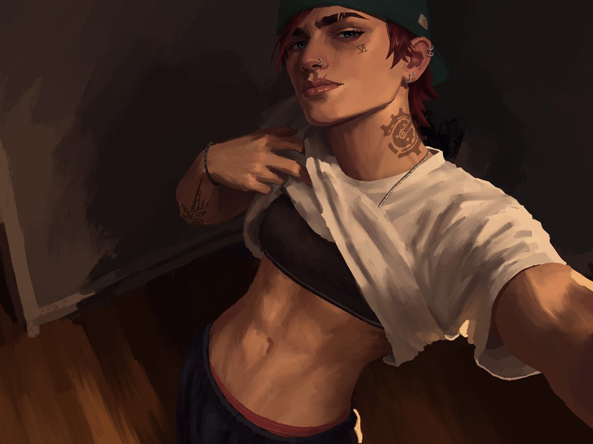 heauxscout's tweet photo. fuckboy Vi (drawing) finished (in me) #Vi #arcane https://t.co/DLmzTs7CU6