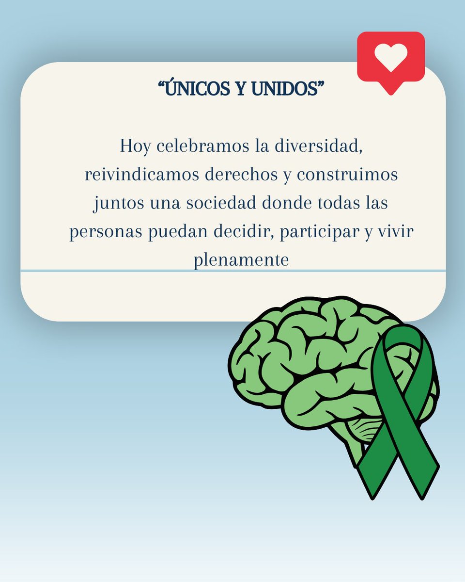 fempcomunica's tweet photo. 💚 6 de octubre | #DíaMundialdelaParálisisCerebral

“Únicos y unidos” es el lema de 2026: una llamada a reconocer la diversidad de experiencias y a reivindicar los mismos derechos y oportunidades para todas las personas con parálisis cerebral que, aproximadamente, el 80% presenta grandes necesidades de apoyo.

♿ #Educación, #empleo, #accesibilidad, tecnología, #cultura, #deporte y participación social: la #inclusión significa poder decidir y participar plenamente en la sociedad.

🌍 Más de 500 organizaciones en 65 países se unen a esta fecha.

💭La campaña de este año nos propone convertir las necesidades individuales en una reivindicación colectiva. 

🧠¿Qué cambio te gustaría conseguir para mejorar la vida de las personas con parálisis cerebral?