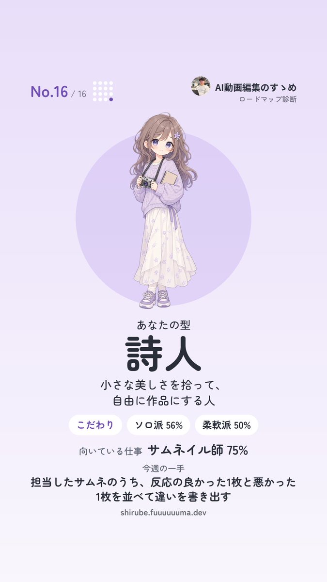 sigeru_study's tweet photo. @krm_editor はじめまして
私詩人でした（でもサムネイル師） https://t.co/GLr4dnLfHv