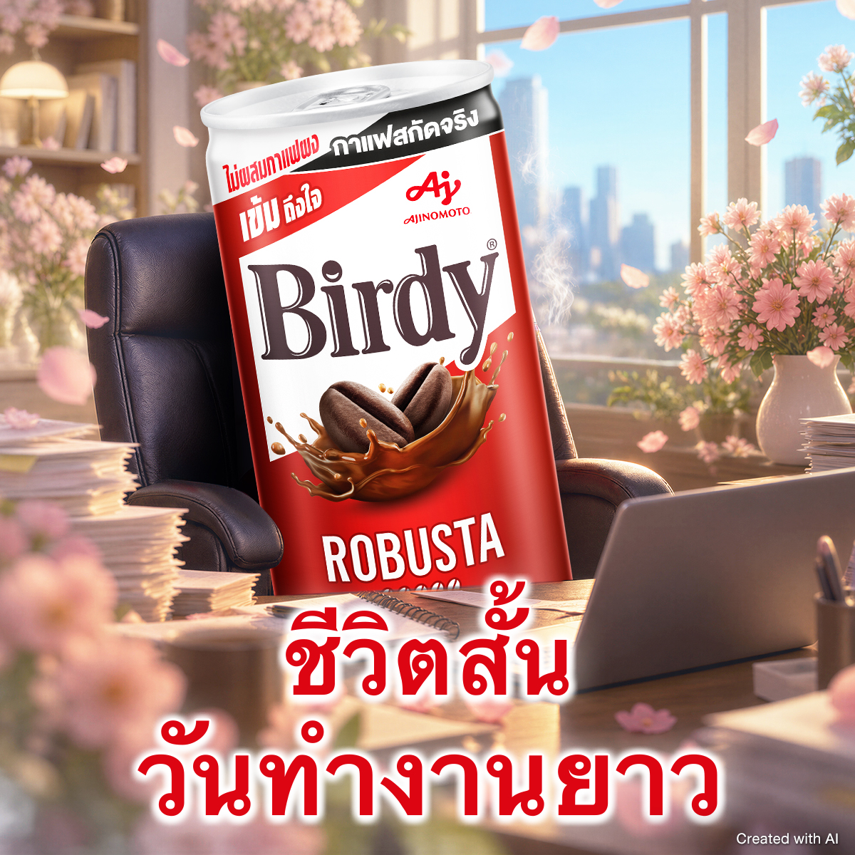 birdyworldth's tweet photo. ทำงานก็ต้องมีพักใจ 💆‍♀️​
แต่พักนานไม่ได้ เดี๋ยวงานตาม 😭​

ขอเบอร์ดี้สักป๋อง แล้วกลับไปลุยต่อ! ☕️🔥​
เบอร์ดี้ โรบัสต้า เข้ม เต็มรสกาแฟ​
เพราะสิ่งที่ต้องการไม่ใช่ทางธรรม…แต่คือกาแฟเข้ม ๆ สักป๋อง 😌 ​

หาซื้อได้ที่ 7-Eleven หรือ 7-Eleven Delivery ​
คลิกเลย 👉 https://t.co/LYTx6ZUaEu ​

#เบอร์ดี้ #เบอร์ดี้โรบัสต้า #เข้มเต็มรสกาแฟ