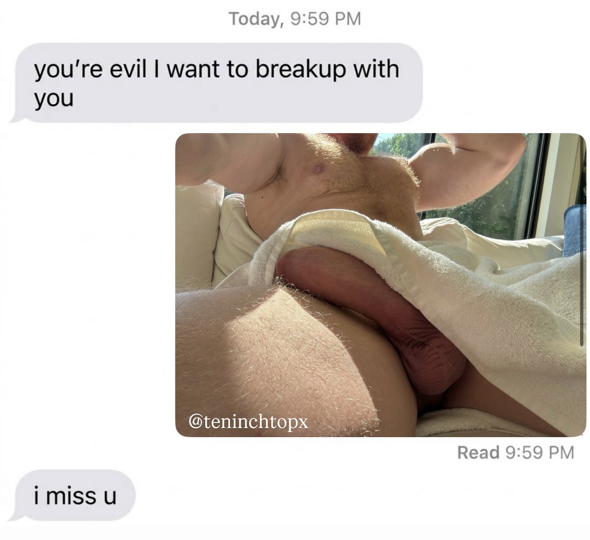 teninchtopclub's tweet photo. POV: Daddy @teninchtopx is your boyfriend.

You guys had a fight but Daddy knows your weakness. You have no choice but to submit to him once more and forgive what he did because you can’t resist Daddy’s Big thick cock 😈 https://t.co/KfdsgxbFPY