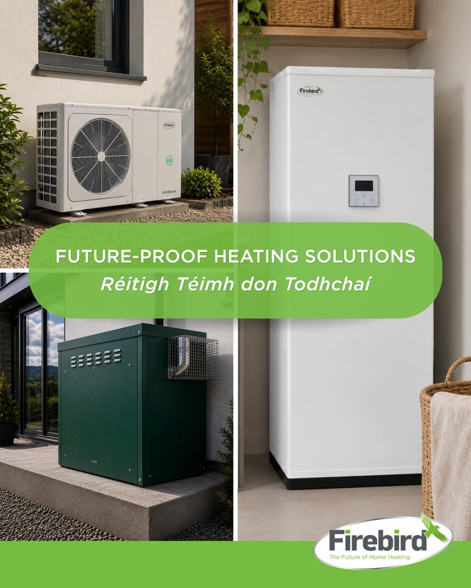 FirebirdHeating's tweet photo. We are continually developing new ways to future proof your home while protecting the environment, from our range of modern technology heat pumps to our retrofit burners and highly efficient boilers that are HVO ready.

To learn more, visit: https://t.co/iGzewZxMxU https://t.co/9Hwf7aDSMS