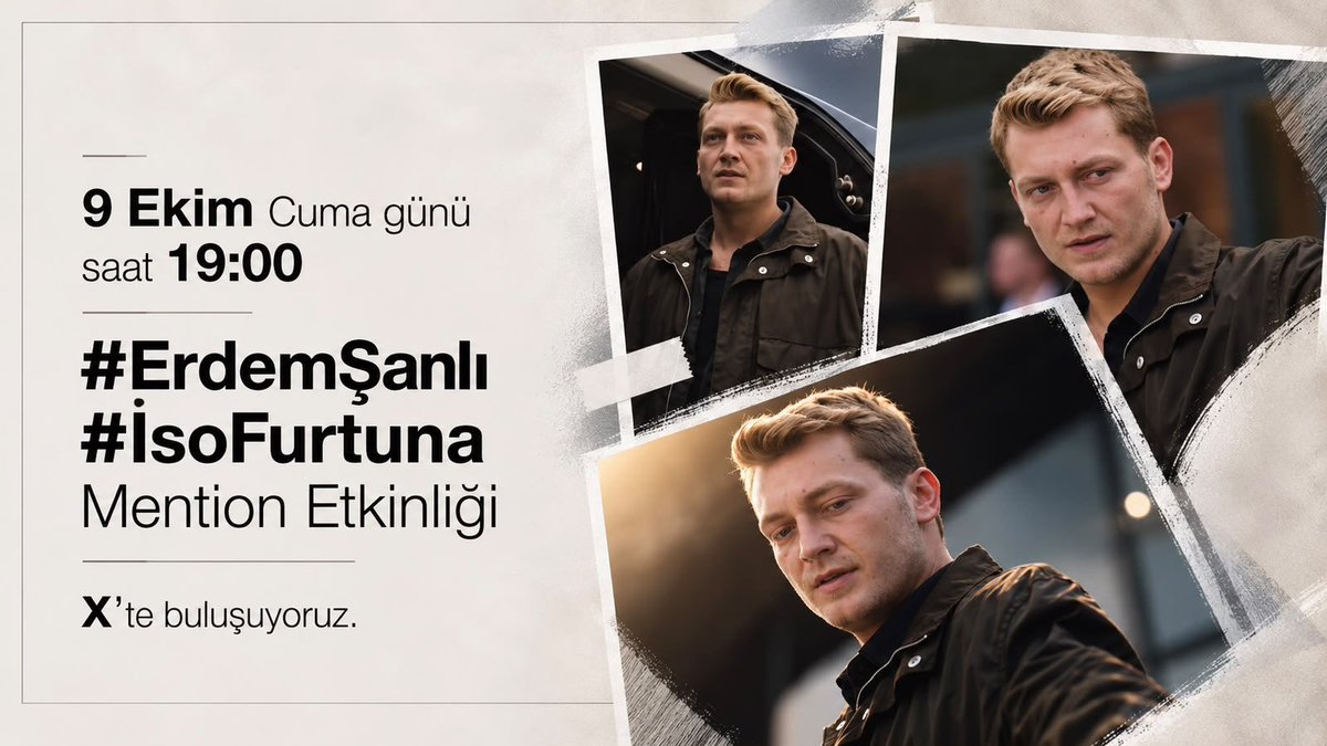erdemsfanacc's tweet photo. 📣| Hepinizin katılım ve desteklerinizi bekliyoruz.
🗓️: 9 Ekim Cuma 
⏰: 19:00
🏷️: #ErdemŞanlı ErdemŞanlı
        #İsoFurtuna İsoFurtuna https://t.co/zAadCB8fHy