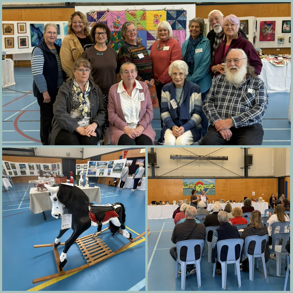 NatCookMP's tweet photo. Congrats Helen, Derek and all Young at Heart Exhibition volunteers for a wonderful celebration of talented seniors. 

Extra congrats to all with pieces on display and award winners!

Exhibition is Daily 10-4 until Saturday October 11th at Noarlunga Downs Primary. https://t.co/88qheBOH4m