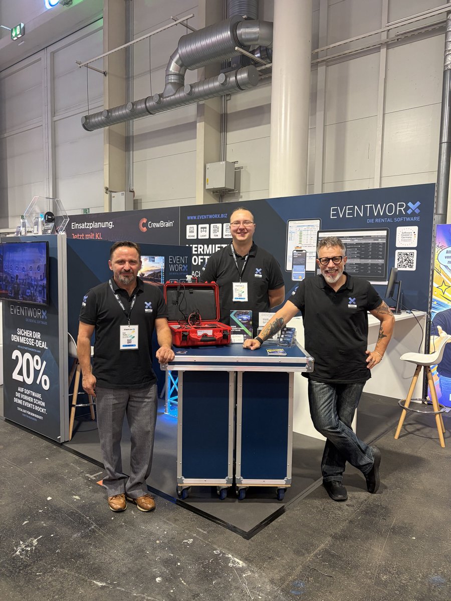 eventworxberlin's tweet photo. Los geht´s. Die leatcon 2026 startet.
Wir sind gespannt, wer uns heute alles besuchen kommt.
#leatcon26 #leatcon #leatcon2026
#eventtechnology, #eventindustry #veranstaltungstechnik https://t.co/C2wwL51A12