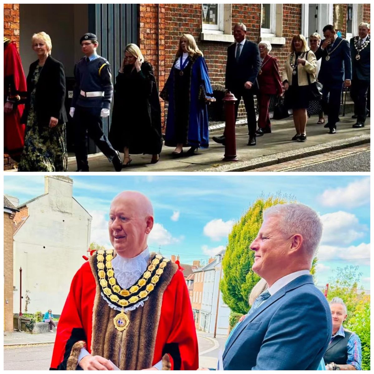 StuartAndrew's tweet photo. Pleased to join the Daventry Town Mayor for his Civic Service at Holy Cross Church on Sunday. 

A lovely occasion bringing the community together, while recognising the important local work of the Mayor’s chosen charities. https://t.co/hobita5IHT