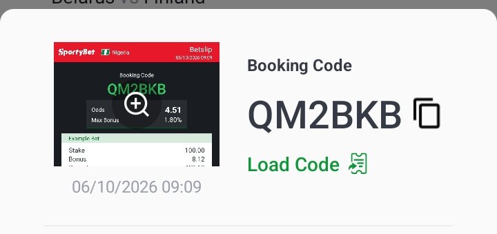 AvailTipz's tweet photo. SportyBet — Built for growth, not just games."24/7 Active."#Sportybet

4 Basic Odds👇
WinningCode👉QM2BKB

18+Only-Stake Responsibly🔞 https://t.co/fRHWXU5zbe