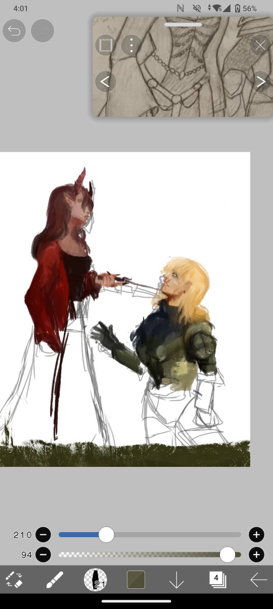 gutcrayonz's tweet photo. Oc wip that I'll probably never finish https://t.co/dW9SrdrSai