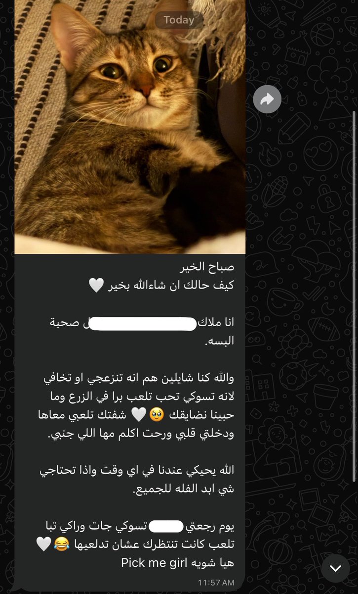 DontTextMeEverr's tweet photo. 🥹🥹🥹🥹🥹🥹🥹
ياربي من لطافة البنات وذوقهم واحساسهم وحنانهم مؤنساااات غاليااات والله https://t.co/WAdYL4ghDa