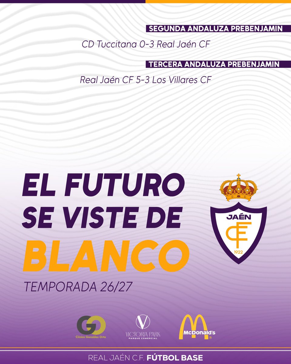 RealJaenCF_base's tweet photo. ⚽️ 𝗥𝗘𝗦𝗨𝗟𝗧𝗔𝗗𝗢𝗦 𝗙𝗨𝗧𝗕𝗢𝗟 𝗕𝗔𝗦𝗘 

¡Ponemos punto y final a un nuevo fin de semana!

#RealJaenCFBase
#elfuturosevistedeblanco https://t.co/JSlDLGBoXo