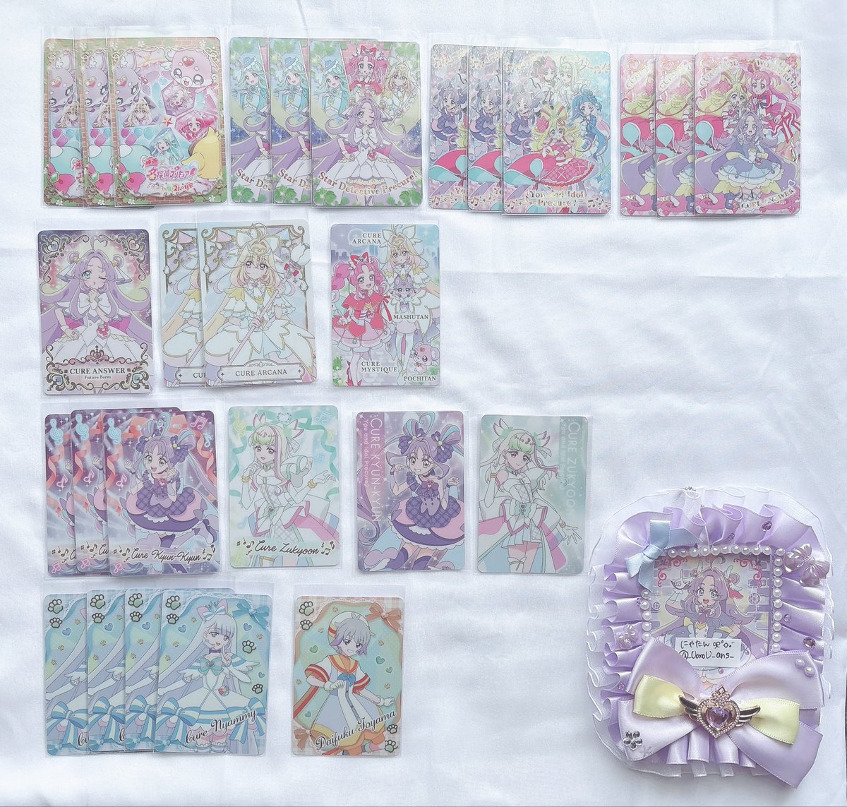 _UoxoU_ans_'s tweet photo. 【交換 買取】映画 名探偵プリキュアたんプリプリキュア キラキラカードグミ グミカ

求)02アンサー(スタキラ).アンエク
or定価➕送料

譲)画像のもの(詳細リプ)

集合.ペア⇔アンサー.アンエクペア
単体⇔単体同士のみ

アンサーに関しては激求のため買取可
買取▶︎キュンキュン.集合のみ https://t.co/10NDB0fIcf