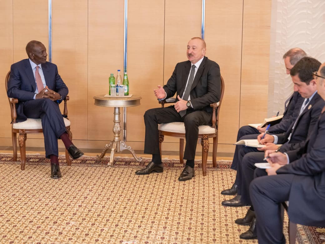 JosephSilali's tweet photo. @Azerbaijan  Ambassador to Kenya, H.E. @SultanHajiyev , describes the relationship as a forward-looking South-South partnership.
Read the article ; https://t.co/4v8Zs0Pzjg
#KenyaAzerbaijan #SouthSouthCooperation #AfricaDiplomacy #ClimateAction #Development. https://t.co/48Uty1WJGA