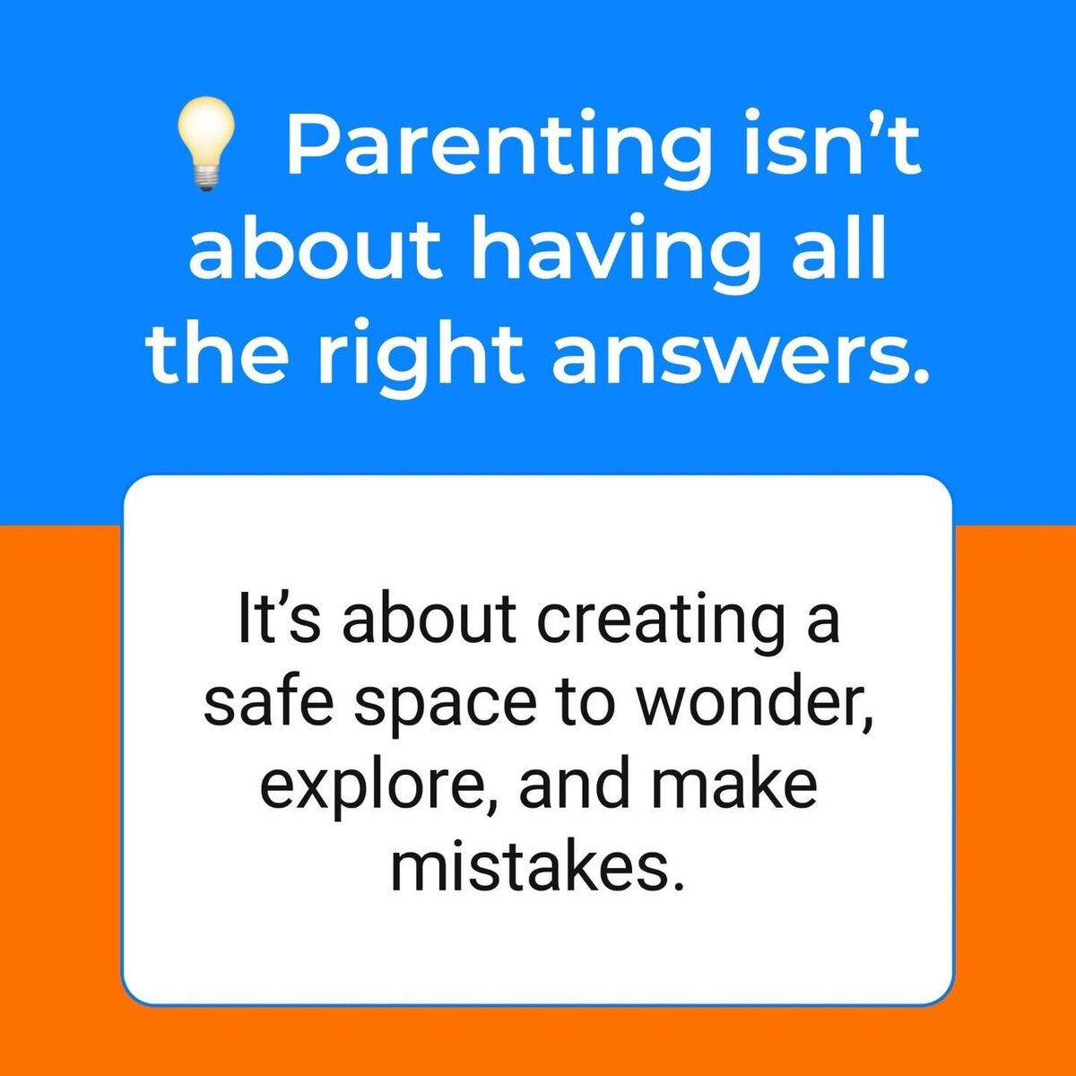 InspiredLearne1's tweet photo. Getting it wrong sometimes, repairing, and trying again? That's not failing, that's the whole point 💛🤍
📸 annamaryexpertparenting
#parentingguide #goodparenting #smartparenting #happyparenting #conciousparenting #realparenting #parentingtip #parentingsupport https://t.co/XGQ4IXIrMr