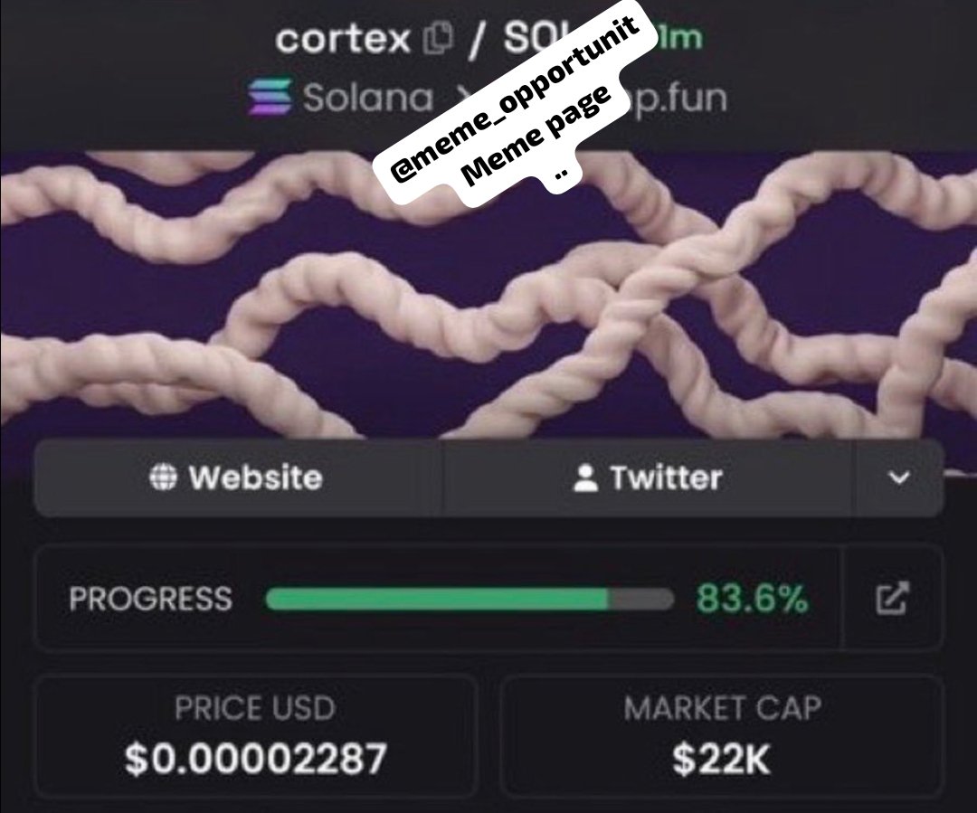meme_opportunit's tweet photo. $22K → $103K That’s the $cortex move after I dropped it in my private group. Early setups. Real market opportunities. Constantly watching for the next move. Follow + join TG &amp; Discord to stay locked in. 
 #Trading #Altcoins

CA 
92HAXUz5JSDqAjEFA5EMmYh2DkkPFkggos3PqBaGpump https://t.co/G60pSfD3B8