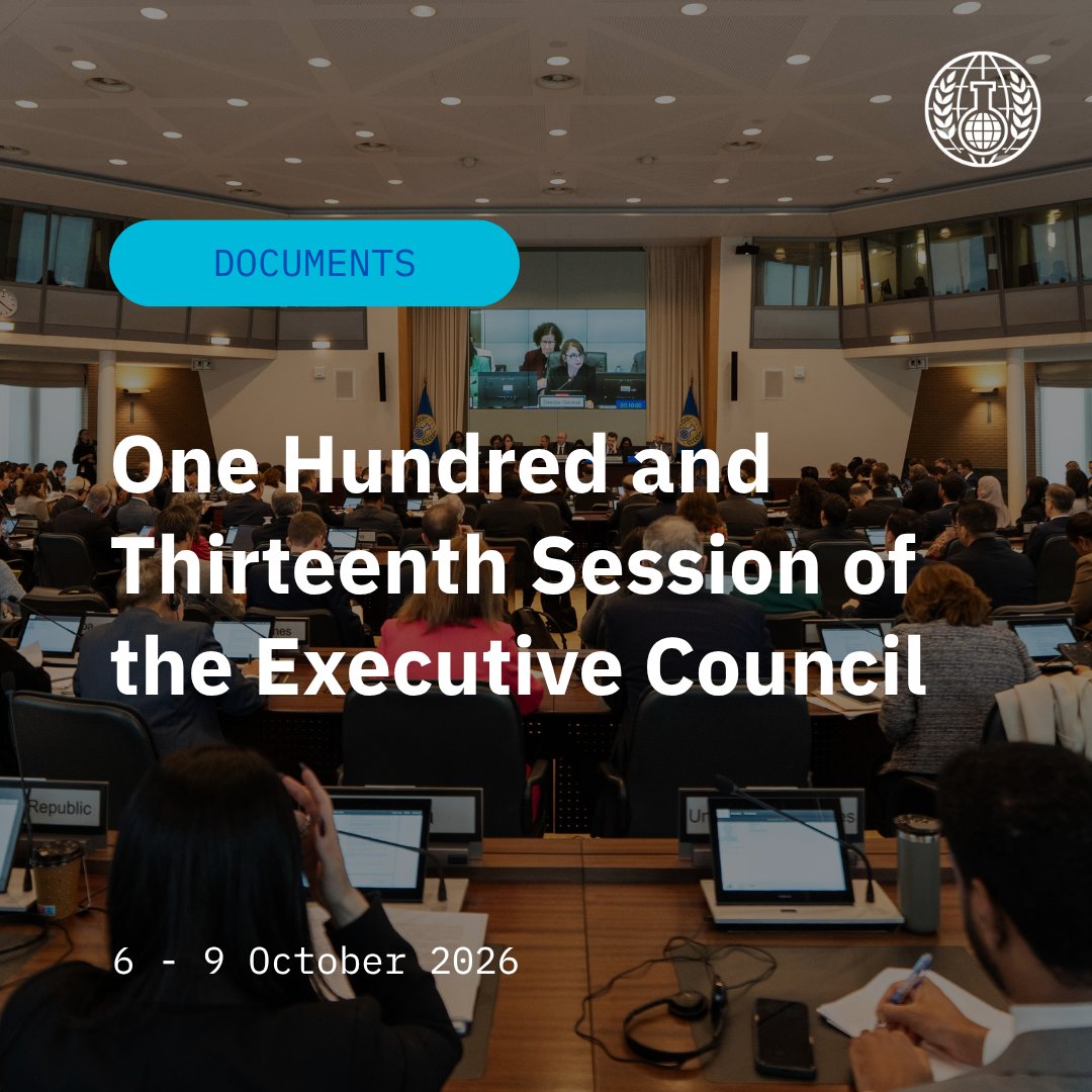 OPCW's tweet photo. Today is day 1️⃣ of the 113th Session of the OPCW Executive Council.

Find #EC113 public documents here: https://t.co/46zICNOvLk https://t.co/0AohTCrS3E