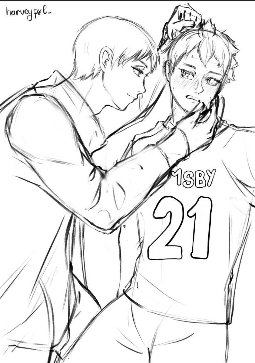 harveypxl_'s tweet photo. #ハイキュー #影日 #kagehina #haikyuu
Sketchhhh 😋 https://t.co/ZrgwrCwd7Y