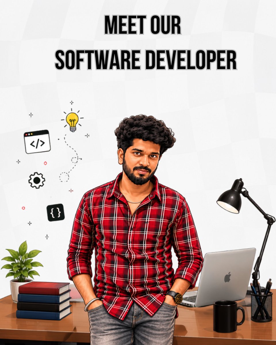 VrindaIO's tweet photo. Meet Saikiran, our software developer at Vrinda Techapps. ๐ป
Turning ideas into reliable software through technical expertise, problem-solving, and attention to detail. ๐
Great products start with great people.
#VrindaTechapps #MeetOurTeam #SoftwareDevelopment https://t.co/MRv3Fjkmid