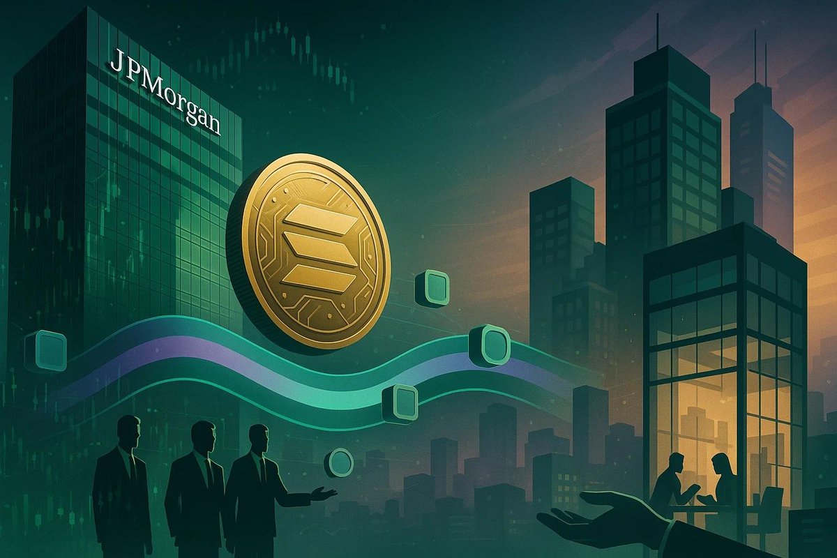 ChainChatHost's tweet photo. @jpmorgan helping shape institutional settlement infrastructure on Solana is a bigger signal than another "bank is exploring blockchain" headline.
TradFi isn't coming onchain because crypto convinced everyone to become crypto native.
It's coming onchain because settling in seconds instead of days is simply better infrastructure.
That's probably how adoption actually happens