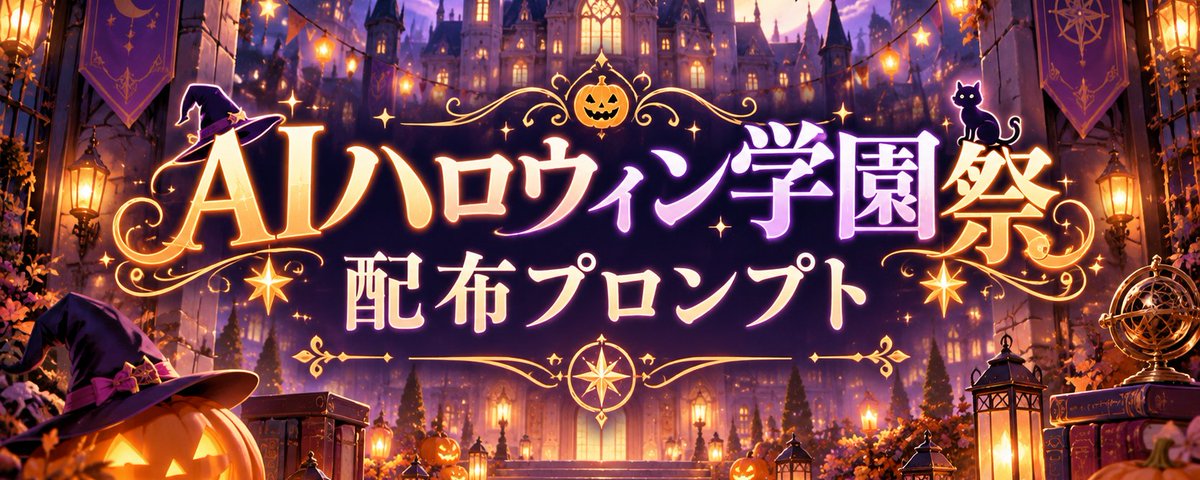 AIハロウィン学園祭2026 配布プロンプト