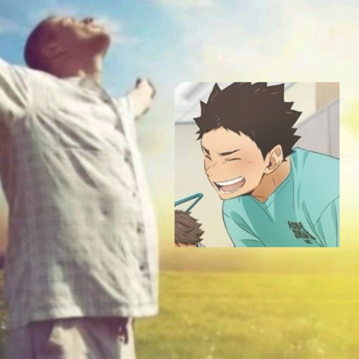 gwenandyao's tweet photo. the best thing to ever happen to Seijoh fans was getting art of iwaizumi laughing https://t.co/Ea1WZZ1479