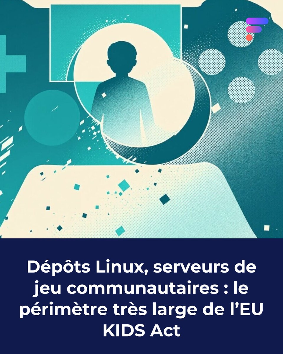 Frandroid's tweet photo. Serveurs communautaires, dépôts Linux, jeux solo achetés en ligne : l'EU KIDS Act pourrait tous les viser
👉 https://t.co/zcpUyQIbEP https://t.co/AHWR95gjjQ