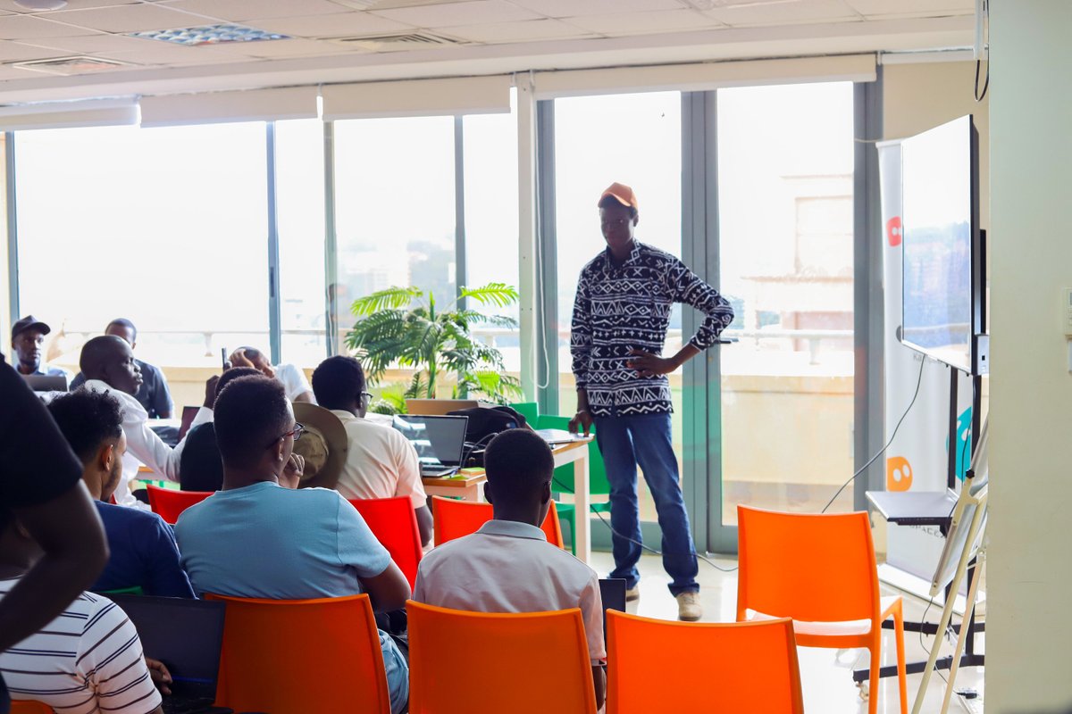 JsKampala's tweet photo. Still buzzing from this weekend's meetup! ⚡️

Bringing 50+ developers together in one room is always a reminder of how much talent and passion we have in this community.

Shout out to our sponsors: ticketDaddy, Nile Squad Labz, Africa's Talking, TeamDroid

Video recap Coming soon https://t.co/DEvBDEY7Sb